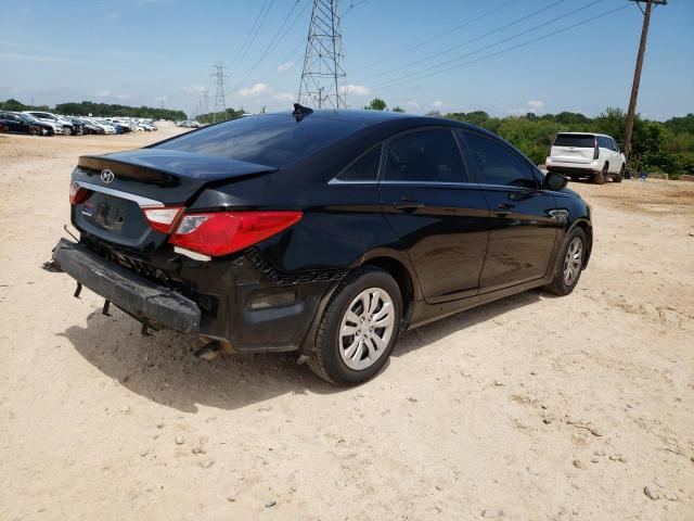 5NPEB4AC8DH536235 - 2013 HYUNDAI SONATA GLS BLACK photo 3