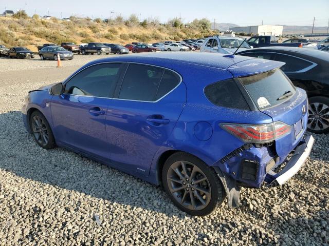 JTHKD5BH9D2165812 - 2013 LEXUS CT 200 BLUE photo 2