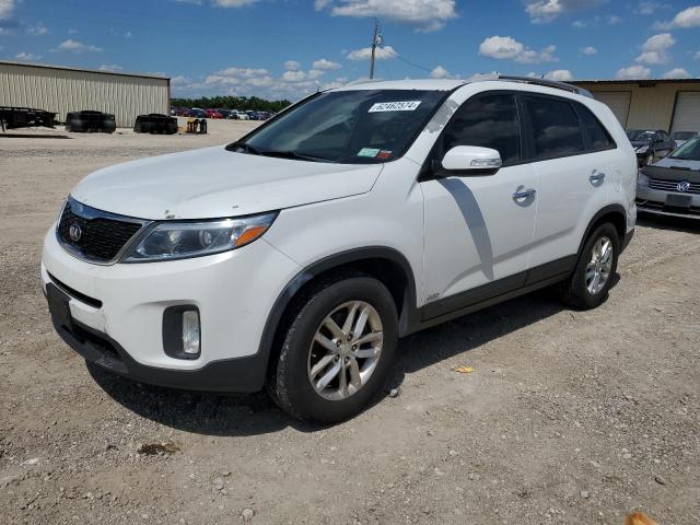 5XYKTCA66FG592124 - 2015 KIA SORENTO LX WHITE photo 1