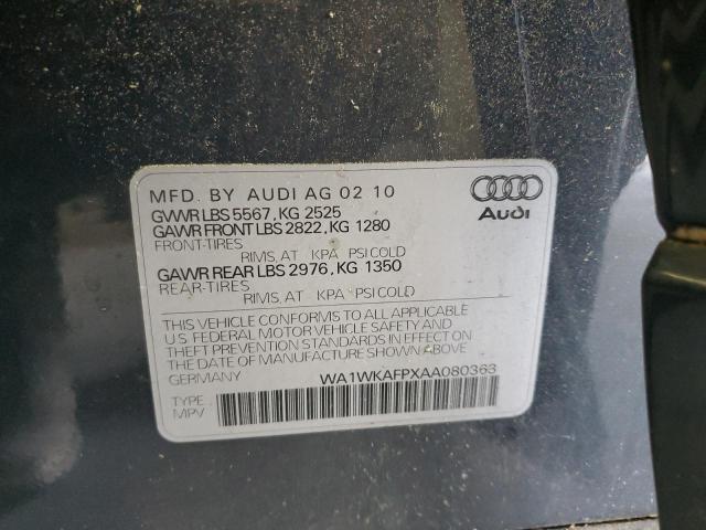 WA1WKAFPXAA080363 - 2010 AUDI Q5 PRESTIGE Boz foto 13