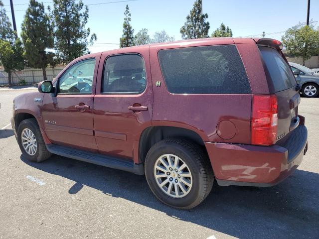 1GNFC13589R171299 - 2009 CHEVROLET TAHOE HYBRID MAROON photo 2