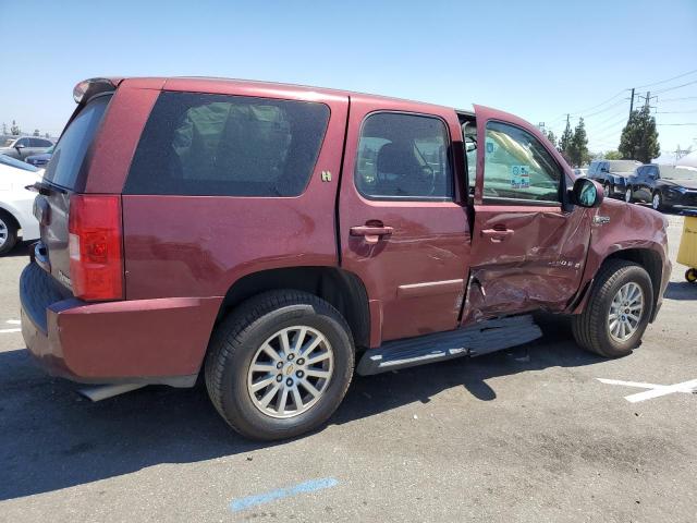 1GNFC13589R171299 - 2009 CHEVROLET TAHOE HYBRID MAROON photo 3