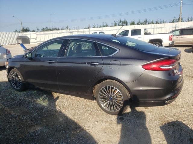 3FA6P0T95HR288390 - 2017 FORD FUSION SE GRAY photo 2