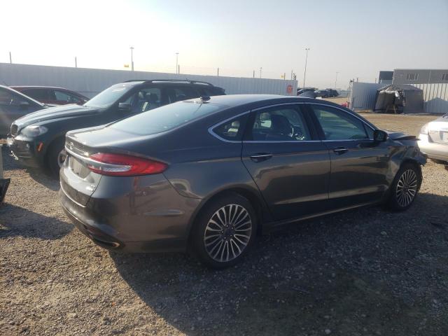 3FA6P0T95HR288390 - 2017 FORD FUSION SE GRAY photo 3