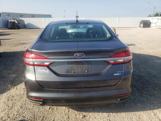 3FA6P0T95HR288390 - 2017 FORD FUSION SE GRAY photo 6