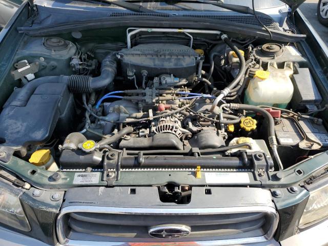 JF1SG65643G765282 - 2003 SUBARU FORESTER 2.5XS Зеленый фото 11