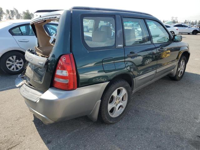 JF1SG65643G765282 - 2003 SUBARU FORESTER 2.5XS Зеленый фото 3