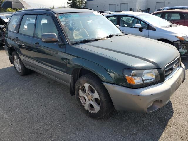 JF1SG65643G765282 - 2003 SUBARU FORESTER 2.5XS GREEN photo 4