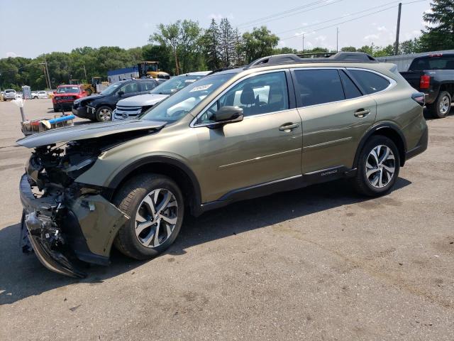 4S4BTANC6N3266911 - 2022 SUBARU OUTBACK LIMITED GREEN photo 1