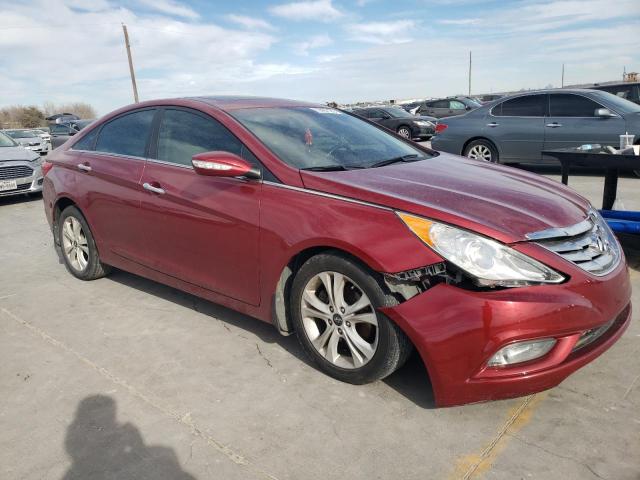 5NPEC4AC4BH117809 - 2011 HYUNDAI SONATA SE MAROON photo 4