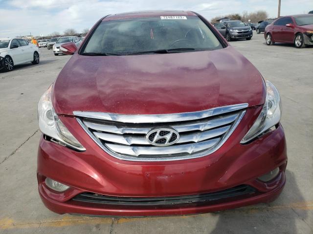 5NPEC4AC4BH117809 - 2011 HYUNDAI SONATA SE MAROON photo 5