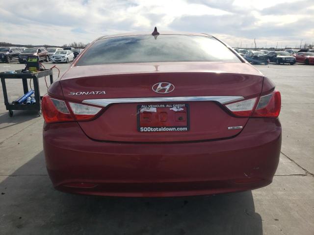 5NPEC4AC4BH117809 - 2011 HYUNDAI SONATA SE MAROON photo 6