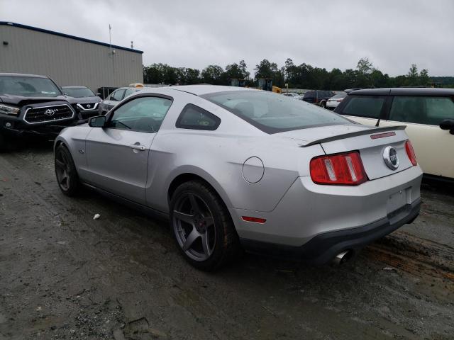 1ZVBP8CF8C5256457 - 2012 FORD MUSTANG GT SILVER photo 2