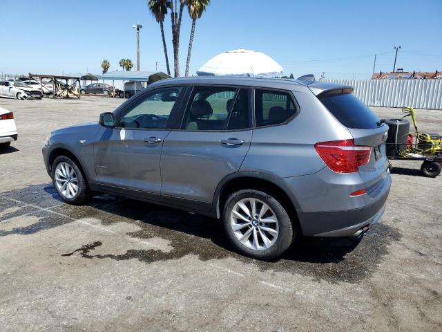 5UXWX9C51D0A10643 - 2013 BMW X3 XDRIVE28I GRAY photo 2