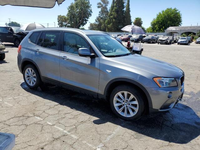 5UXWX9C51D0A10643 - 2013 BMW X3 XDRIVE28I GRAY photo 4