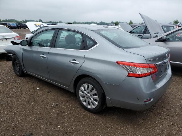 3N1AB7AP3DL620002 - 2013 NISSAN SENTRA S GRAY photo 2