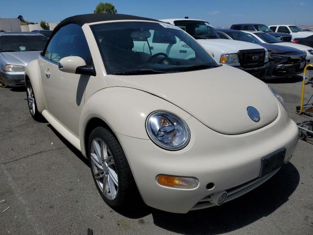 3VWCD31Y75M316827 - 2005 VOLKSWAGEN BEETLE CON GLS CREAM photo 4