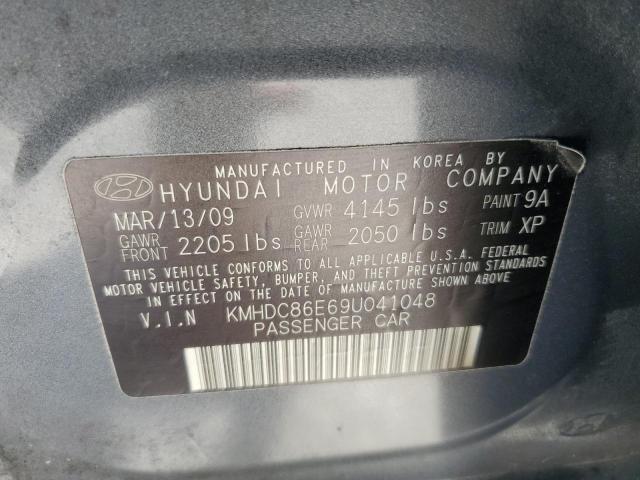 KMHDC86E69U041048 - 2009 HYUNDAI ELANTRA TO GRAY photo 13