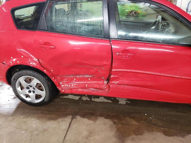 5Y2SL65826Z457348 - 2006 PONTIAC VIBE RED photo 9