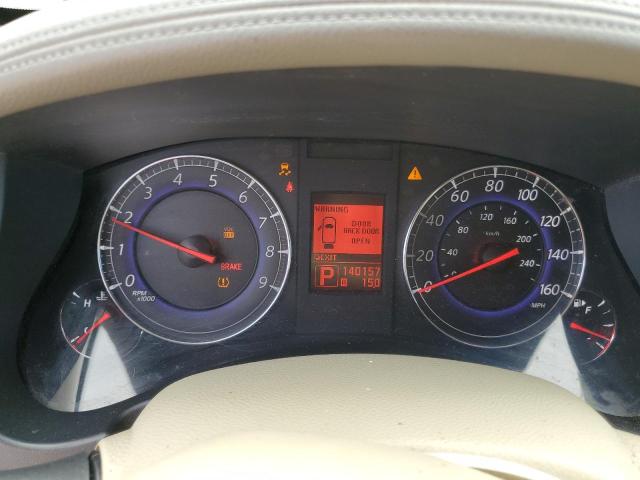 JNKAJ09FX9M950993 - 2009 INFINITI EX35 BASE WHITE photo 9