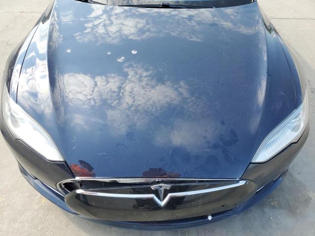 5YJSA1H17EFP67474 - 2014 TESLA MODEL S ლურჯი ფოტო 11