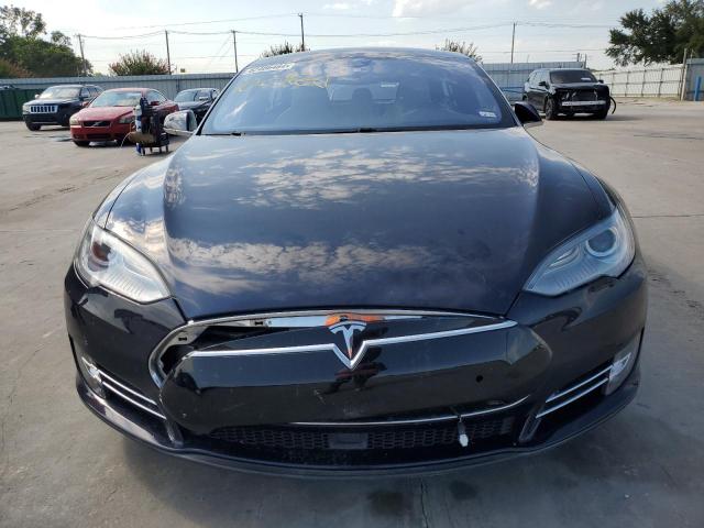 5YJSA1H17EFP67474 - 2014 TESLA MODEL S ლურჯი ფოტო 5