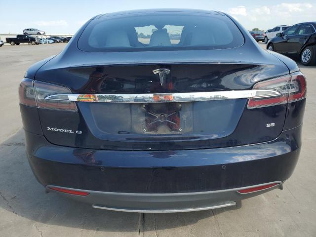 5YJSA1H17EFP67474 - 2014 TESLA MODEL S ლურჯი ფოტო 6