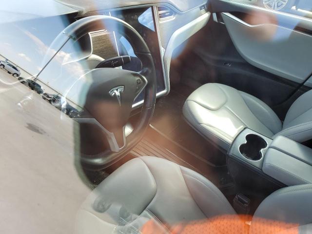 5YJSA1H17EFP67474 - 2014 TESLA MODEL S ლურჯი ფოტო 8