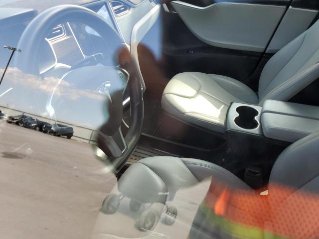 5YJSA1H17EFP67474 - 2014 TESLA MODEL S ლურჯი ფოტო 9