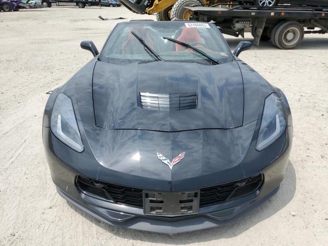 1G1YY3D77J5105717 - 2018 CHEVROLET CORVETTE GRAND SPORT 2LT BLACK photo 5