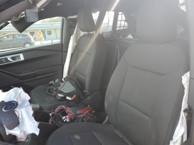 1FM5K8AB2MGB53437 - 2021 FORD EXPLORER POLICE INTERCEPTOR 白色 照片 10