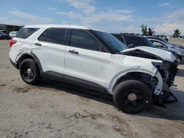 1FM5K8AB2MGB53437 - 2021 FORD EXPLORER POLICE INTERCEPTOR 白色 照片 4