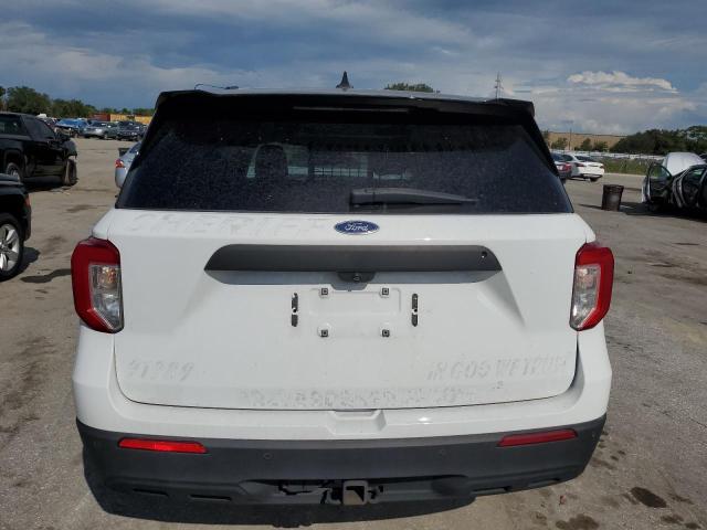 1FM5K8AB2MGB53437 - 2021 FORD EXPLORER POLICE INTERCEPTOR 白色 照片 6