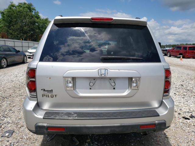 5FNYF28328B028374 - 2008 HONDA PILOT SE SILVER photo 6