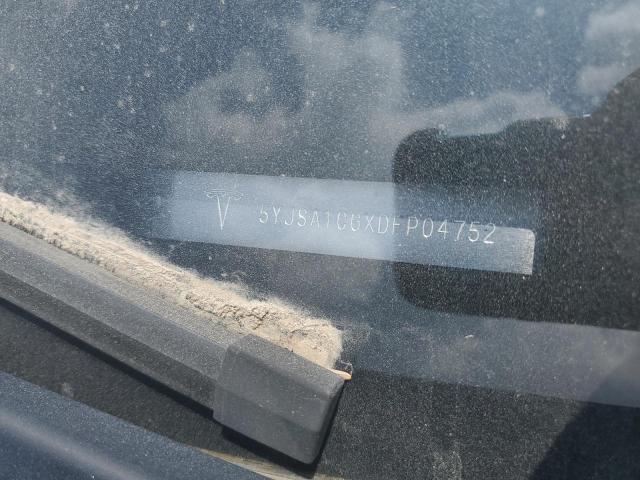 5YJSA1CGXDFP04752 - 2013 TESLA MODEL S 蓝色 照片 12