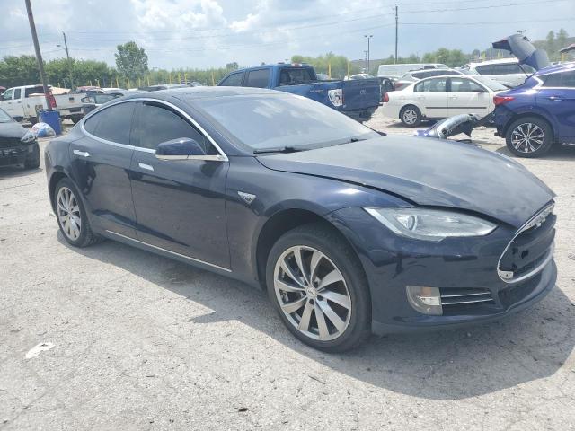 5YJSA1CGXDFP04752 - 2013 TESLA MODEL S 蓝色 照片 4
