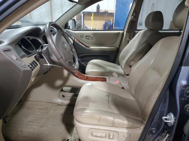 JTEEP21A670208720 - 2007 TOYOTA HIGHLANDER SPORT BLUE photo 7