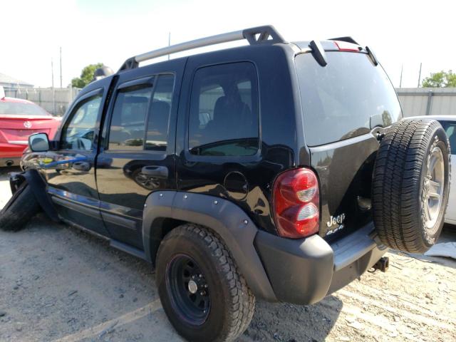 1J4GL38K06W115923 - 2006 JEEP LIBERTY RENEGADE BLACK photo 2