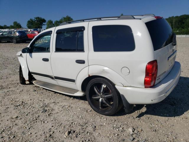 1D4HB48N56F148903 - 2006 DODGE DURANGO SLT WHITE photo 2