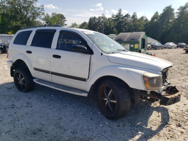 1D4HB48N56F148903 - 2006 DODGE DURANGO SLT WHITE photo 4