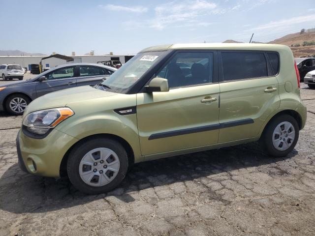 KNDJT2A53D7566121 - 2013 KIA SOUL GREEN photo 1