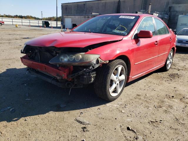 1YVHP85C475M62231 - 2007 MAZDA 6 I RED photo 2