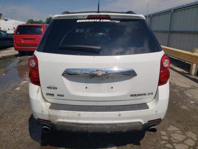 2GNFLGE51C6196466 - 2012 CHEVROLET EQUINOX LTZ WHITE photo 6