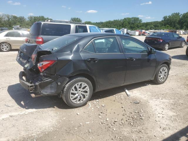 2T1BURHEXKC224595 - 2019 TOYOTA COROLLA L BLACK photo 3