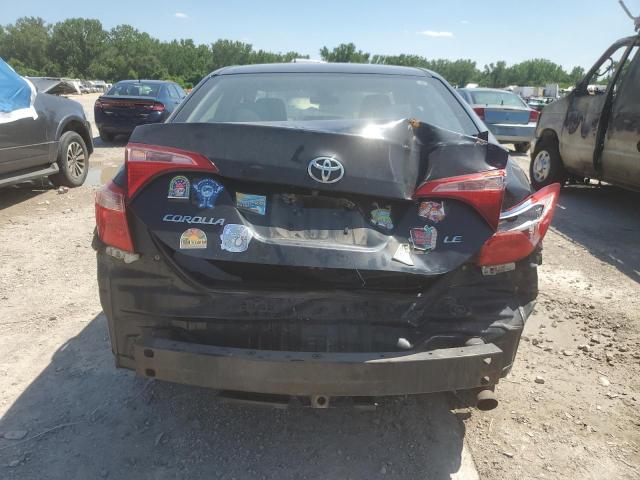 2T1BURHEXKC224595 - 2019 TOYOTA COROLLA L BLACK photo 6