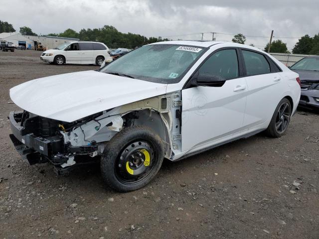 KMHLR4AF7PU477858 - 2023 HYUNDAI ELANTRA N LINE WHITE photo 1