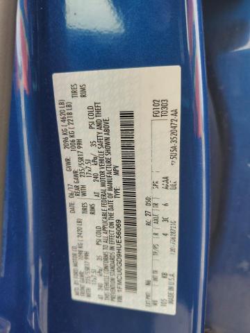 1FMCU0GD9HUE56069 - 2017 FORD ESCAPE SE BLUE photo 13