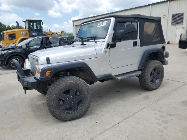 1J4FA39S55P353789 - 2005 JEEP WRANGLER X SILVER photo 1