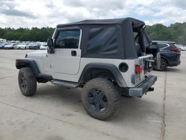 1J4FA39S55P353789 - 2005 JEEP WRANGLER X SILVER photo 2