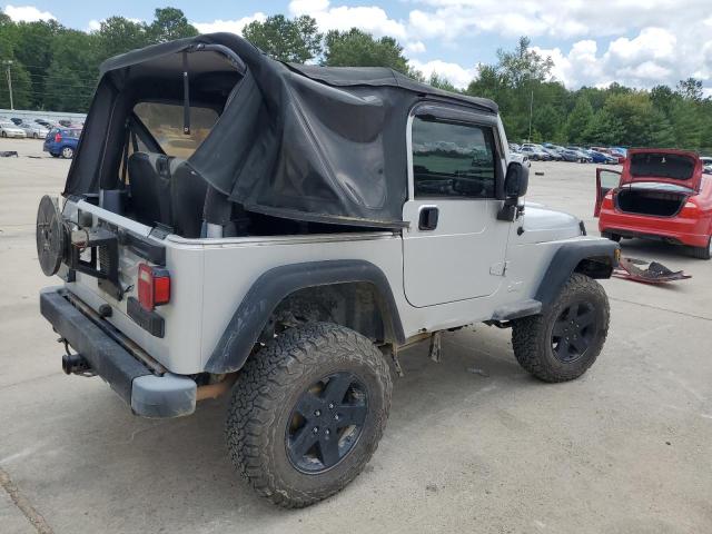 1J4FA39S55P353789 - 2005 JEEP WRANGLER X SILVER photo 3